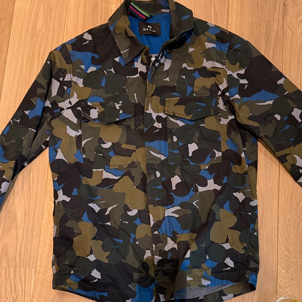 Paul Smith Men's Multicolor Camouflage Jacket